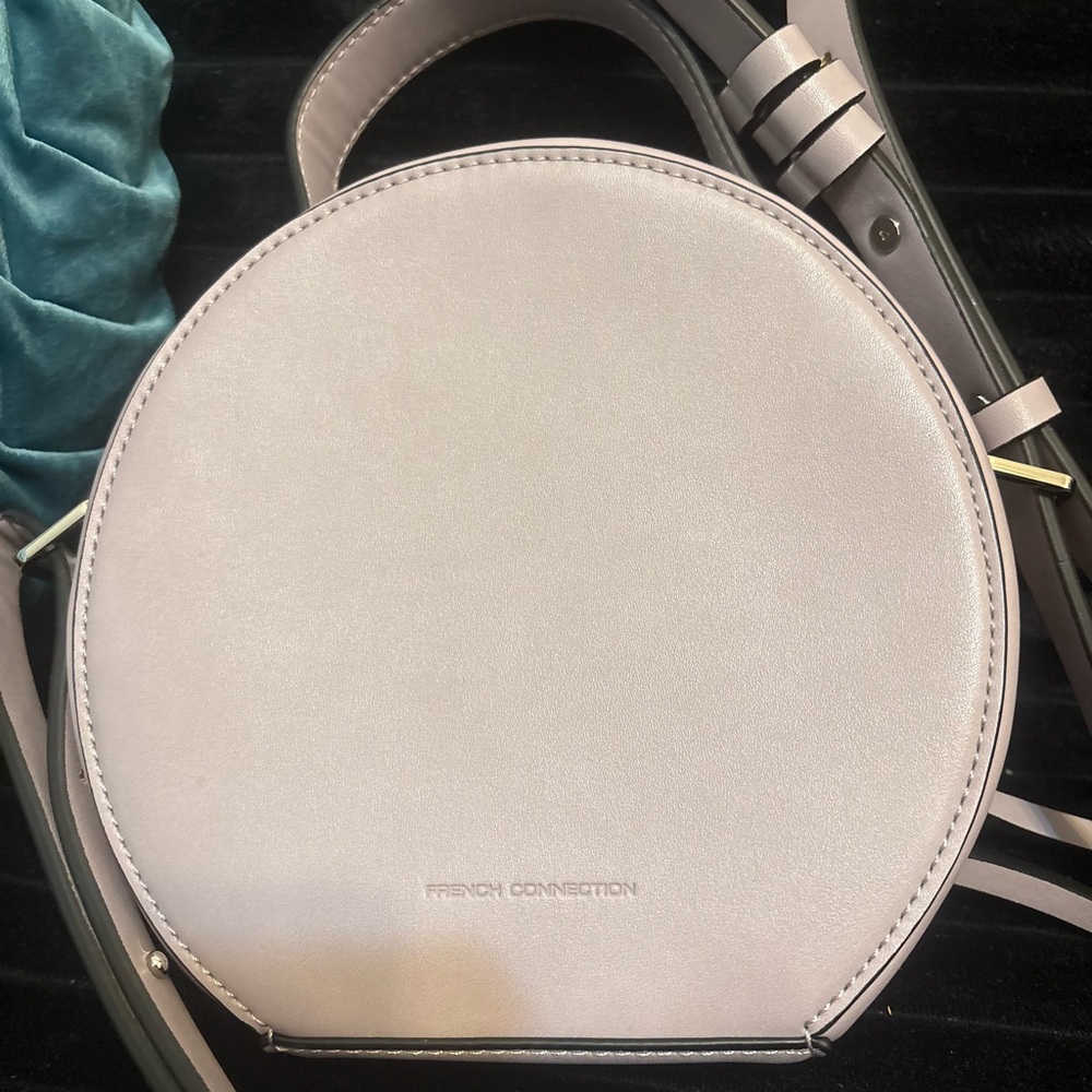 French Connection Lavender/Lilac Round Crossbody Bag